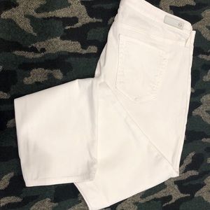 AG Stilt Cigarette Leg jeans in white